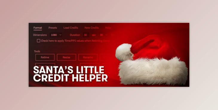 Aescripts Santa's Little Credit Helper v1.3 Pre-Activated