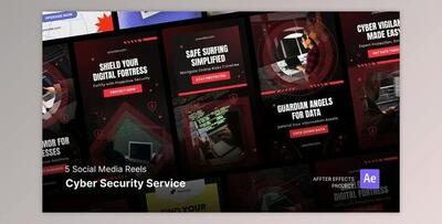 Social Media Reels – Cyber Security Service After Effects Template (Videohive 50070818) - AE Project