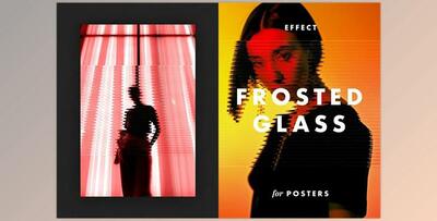 Frosted Glass Effect for Posters CreativeMarket - 7214293