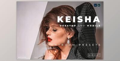 Keisha Desktop and Mobile Lightroom Preset by Bangset