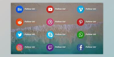 Social Media Pack (Videohive 30077575) - AE Project