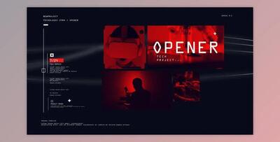 Technologic Opener (Videohive 35863589) - AE Project