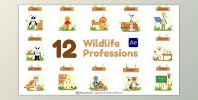 Wildlife Professions For After Effects (Videohive 47741604) - AE Project