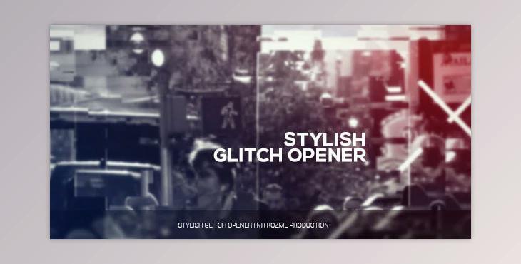 Stylish Glitch Opener (Videohive 14995256) - AE Project