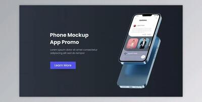 Phone Pro – Promo Realistic Mockup Mobile Application (Videohive 35125612) - AE Project