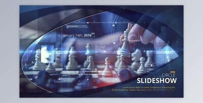 Parallax Circle Slideshow (Videohive 30290244) - AE Project