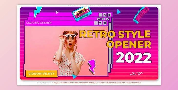 Retro FX Style Opener (Videohive 37329832) - AE Project
