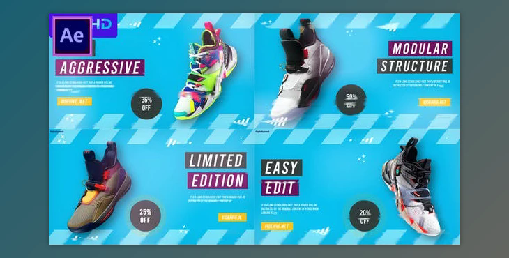 Sneakers Sale Promo (Videohive 43662813) - AE Project