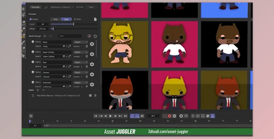 Asset Juggler - Cinema 4D Plugin - Combination Generator v1.3
