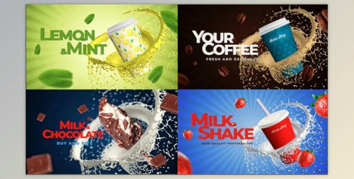 Coffee, Soda, Milkshake, Any Food Adv (Motionarray 570821)