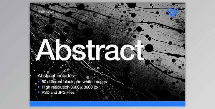 Abstract - 50 Black & White Textures - 91952578