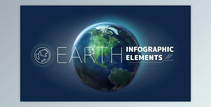 Earth Infographic Elements. (Videohive 29829624) - AE Project