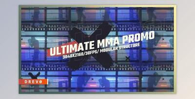 Ultimate MMA Promo Intro/ Sport Trailer/ Boxing/ Fight Night/ UFC/ Marathon/ Dynamic/ Run/ Online (Videohive 33696317) - AE Project