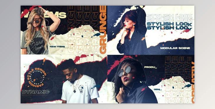 Paper Grunge Intro (Videohive 50985975) - AE Project