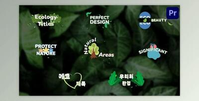 Ecology Titles for Premiere Pro (Videohive 52141493)