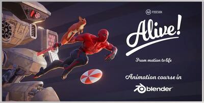 Blender Market – Alive! Animation Course In Blender