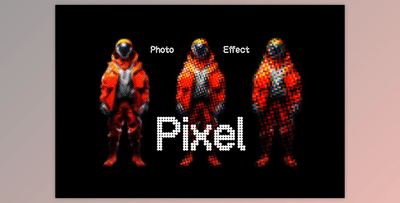 Colorful Pixels Photo Effect