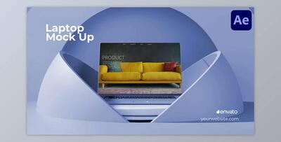 Laptop Mockup for After Effects (Videohive 52723148) - AE Project