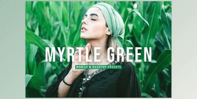 Myrtle Green Pro Lightroom Presets CreativeMarket - 7382453