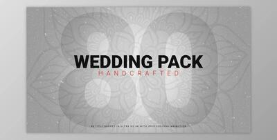 Wedding Pack 80+ Handcrafted (Videohive 46294281) - AE Project
