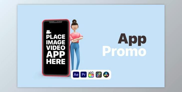 Explainer Girl App Promo (Videohive 50622834) - AE Project