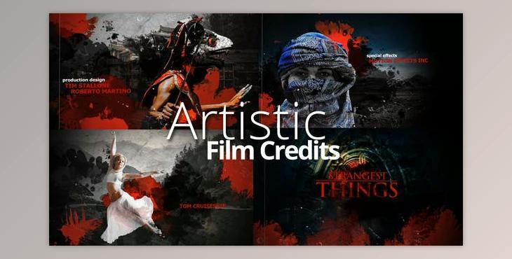 Artistic Film Credits (Videohive 24155558) - AE Project