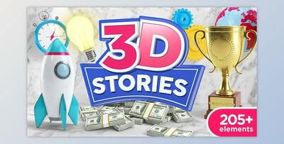 3D Stories Animation Toolkit V2 (Videohive 21562016)
