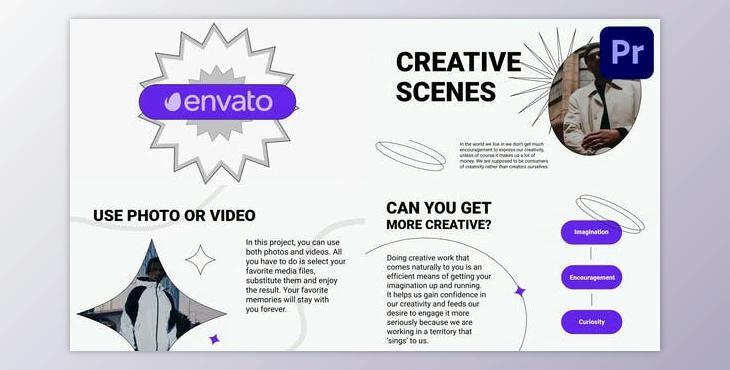 Clean Creative Scenes for Premiere Pro (Videohive 52077584)