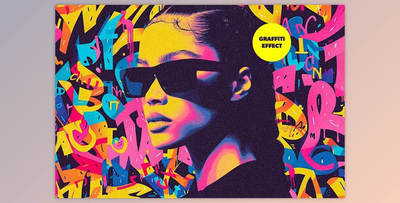 Graffiti Collage Photo Effect - 280537311