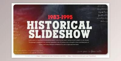 Cinematic Historical Slideshow (Videohive 31702070) - AE Project