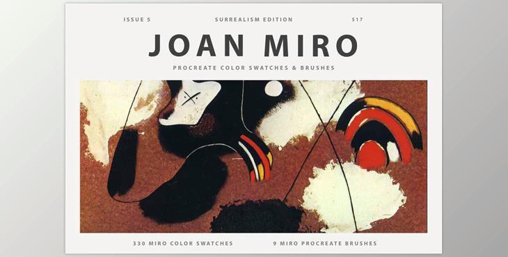 Joan Miro’s Art Procreate Brushes CreativeMarket-5965790 (BRUSH)