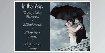 Rain Bundle – Actions&Overlays By LovePhotoMoment