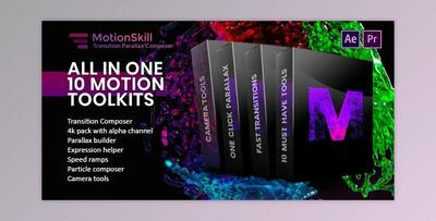All in One Motion, Transition, Parallax, Expression ToolKit (Videohive 23443787)