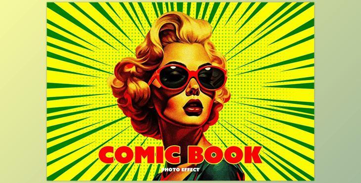 Pop Art Comic Photo Effect - 278952894