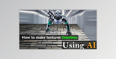 How to make textures seamless using AI