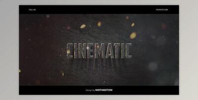 Cinematic Action Stone Trailer (Videohive 47621669) - AE Project