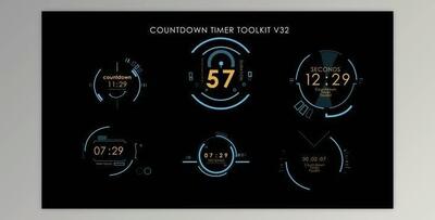 Countdown Timer Toolkit V32 (Videohive 52592296) - AE Project