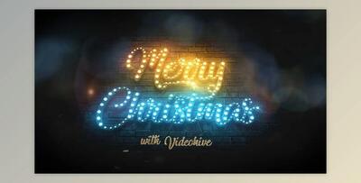 Merry Christmas Light Bulbs (Videohive 29516457) - AE Project