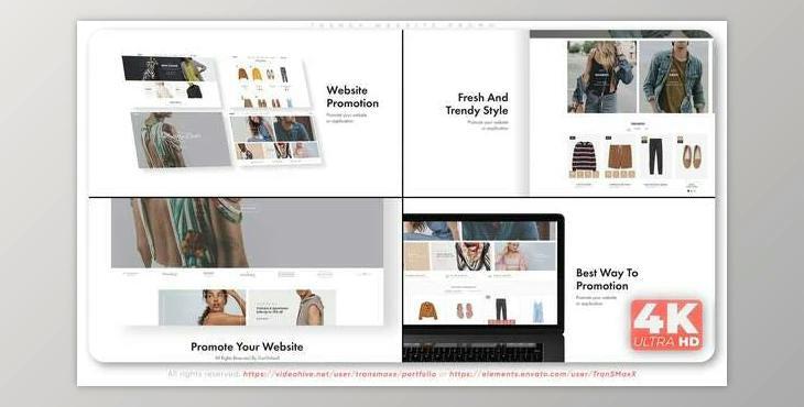 Trendy Website Promo (Videohive 33423668) - AE Project