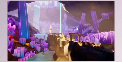 Unreal engine - Stylized Modular Crystal Mine v5.3