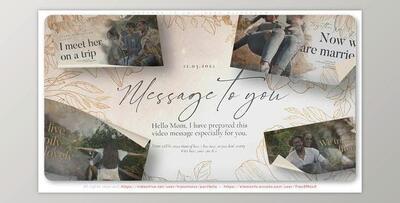 Message To You Inked Slideshow (Videohive 36680815) - AE Project