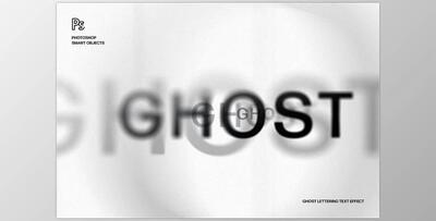 Ghost Lettering Text Effect CreativeMarket-5813808 (PSD)
