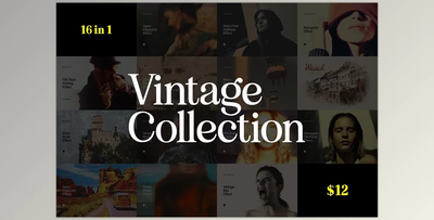 16 in 1 Vintage Photo Effects Bundle Creative Market – 12727396