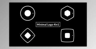 Minimal Logo 4in1 (Videohive 19589043)