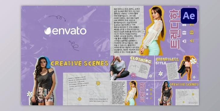 Stylish Notes Slides for After Effects (Videohive 52427088) - AE Project