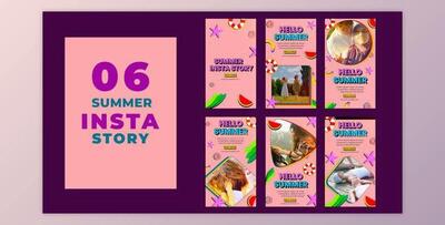 Summer Coming Instagram Stories Pack (Videohive 39216243) - AE Project