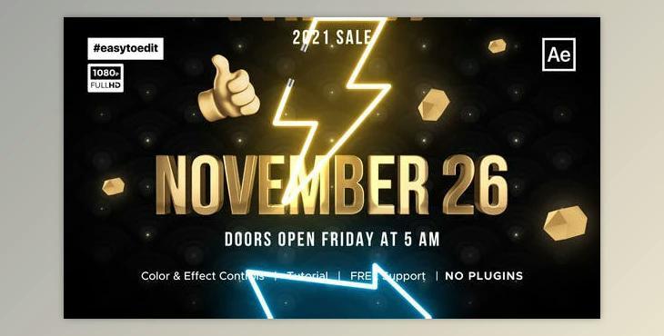 Black Friday Sale Promo (Videohive 34614384) - AE Project