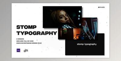 Stomp Typography (Videohive 31285894) - AE Project