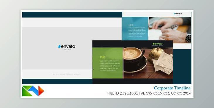 Corporate Timeline (Videohive 12824058) - AE Project