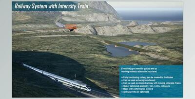 Unreal Engine - Railway System with IC Train (Engine version 4.27- 5.0)